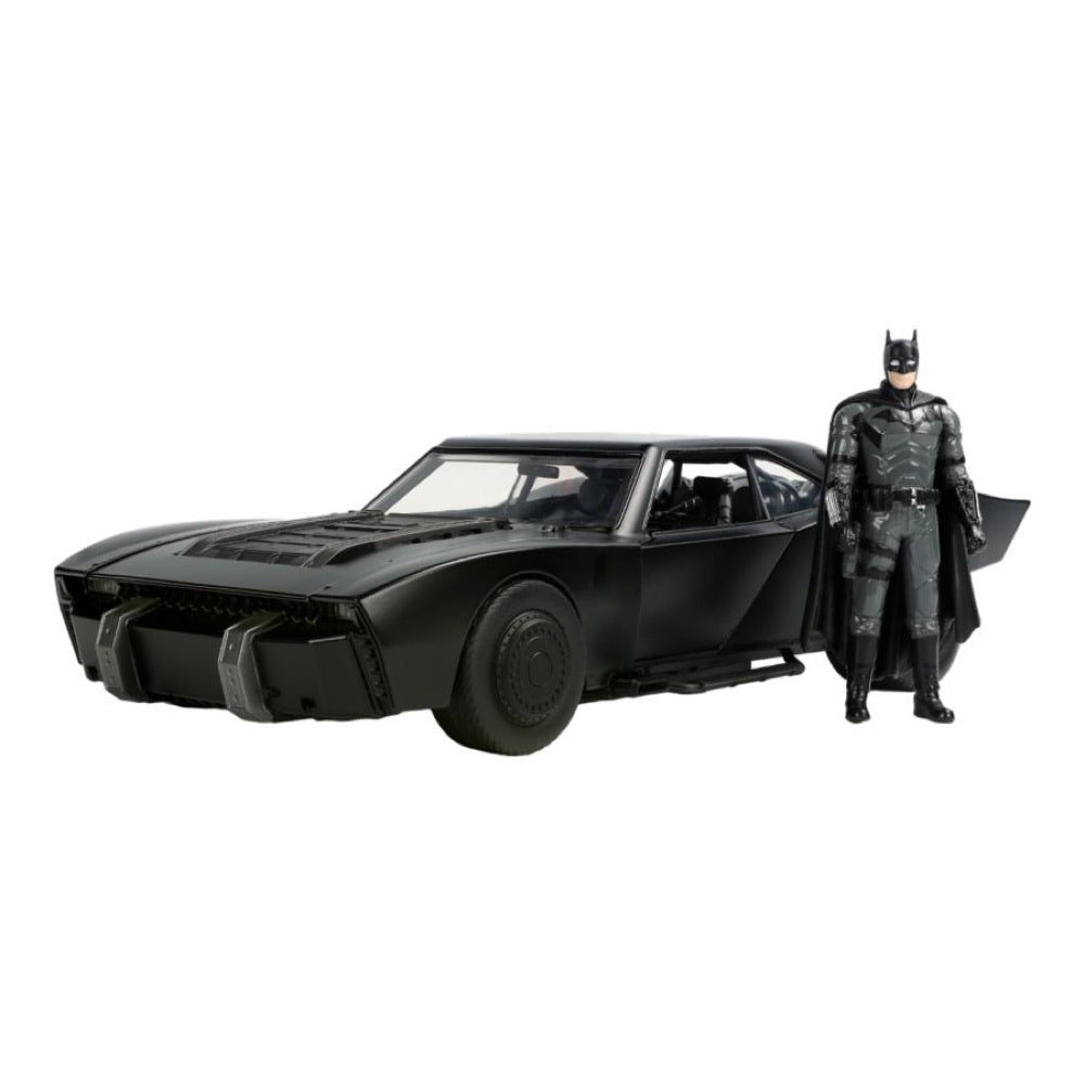 The Batman – Batmobile with Batman 1:18 Scale Hollywood Ride with Light