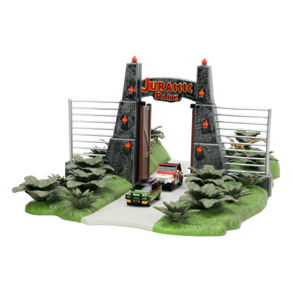 Jurassic Park – Nano Scene Diorama with 2 vehicles