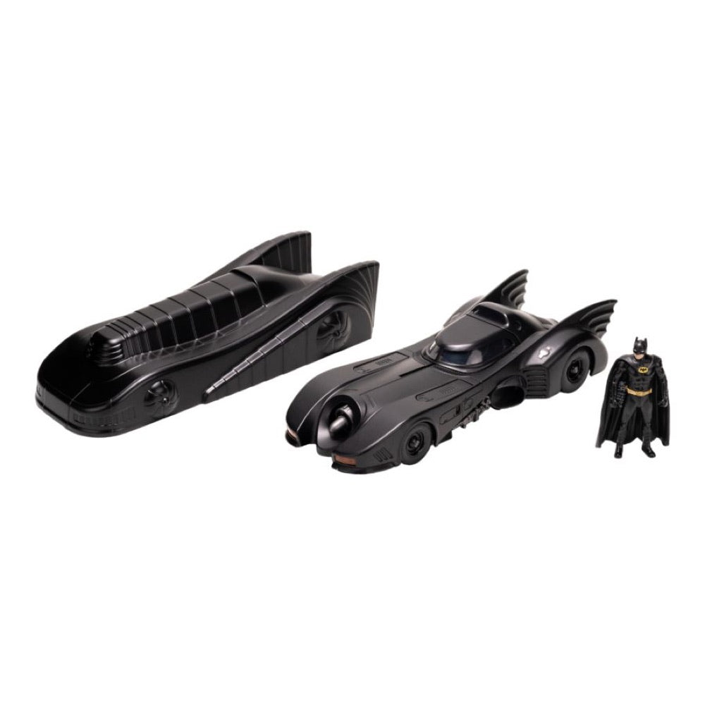 Batman (1989) – Batmobile & Armour with Batman 1:24 Scale Diecast Vehicle Set