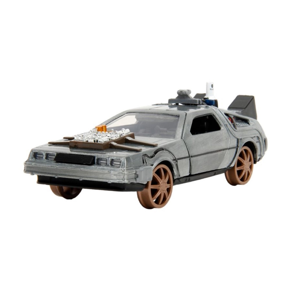 Back to the Future Part III – Time Machine (Railroad wheels) 1:32 Scale Die-Cast