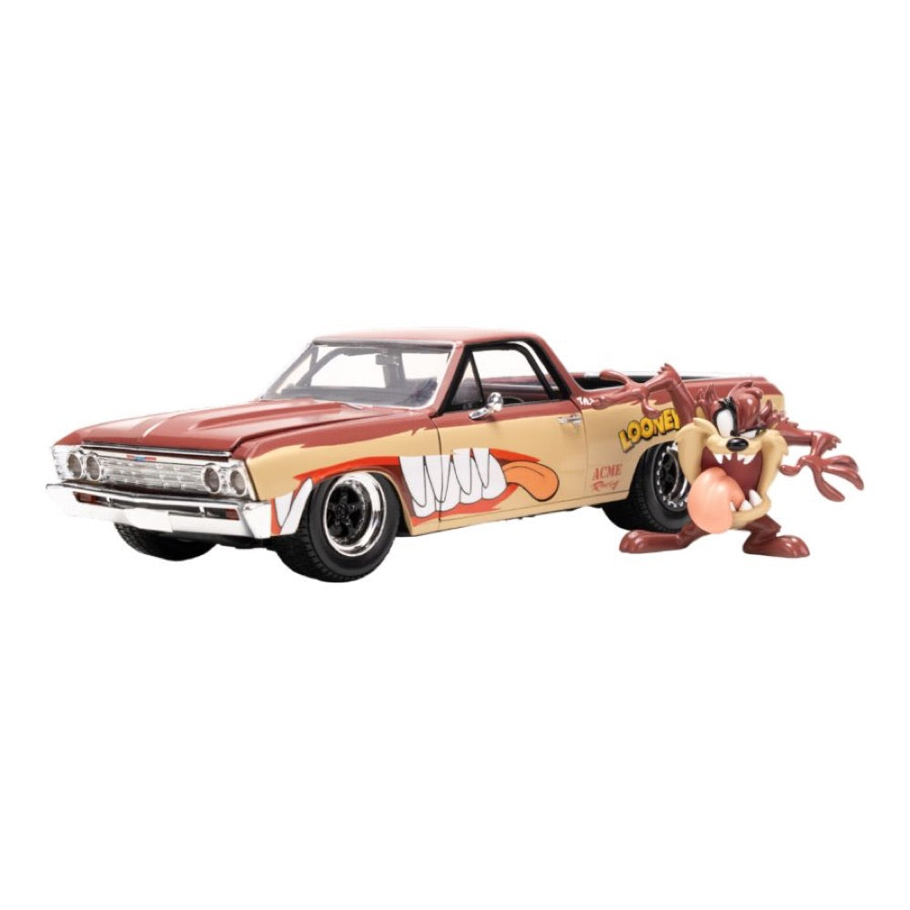 Looney Tunes – Chevy El Camino with Tassie Devil 1:24 Scale Diecast Vehicle
