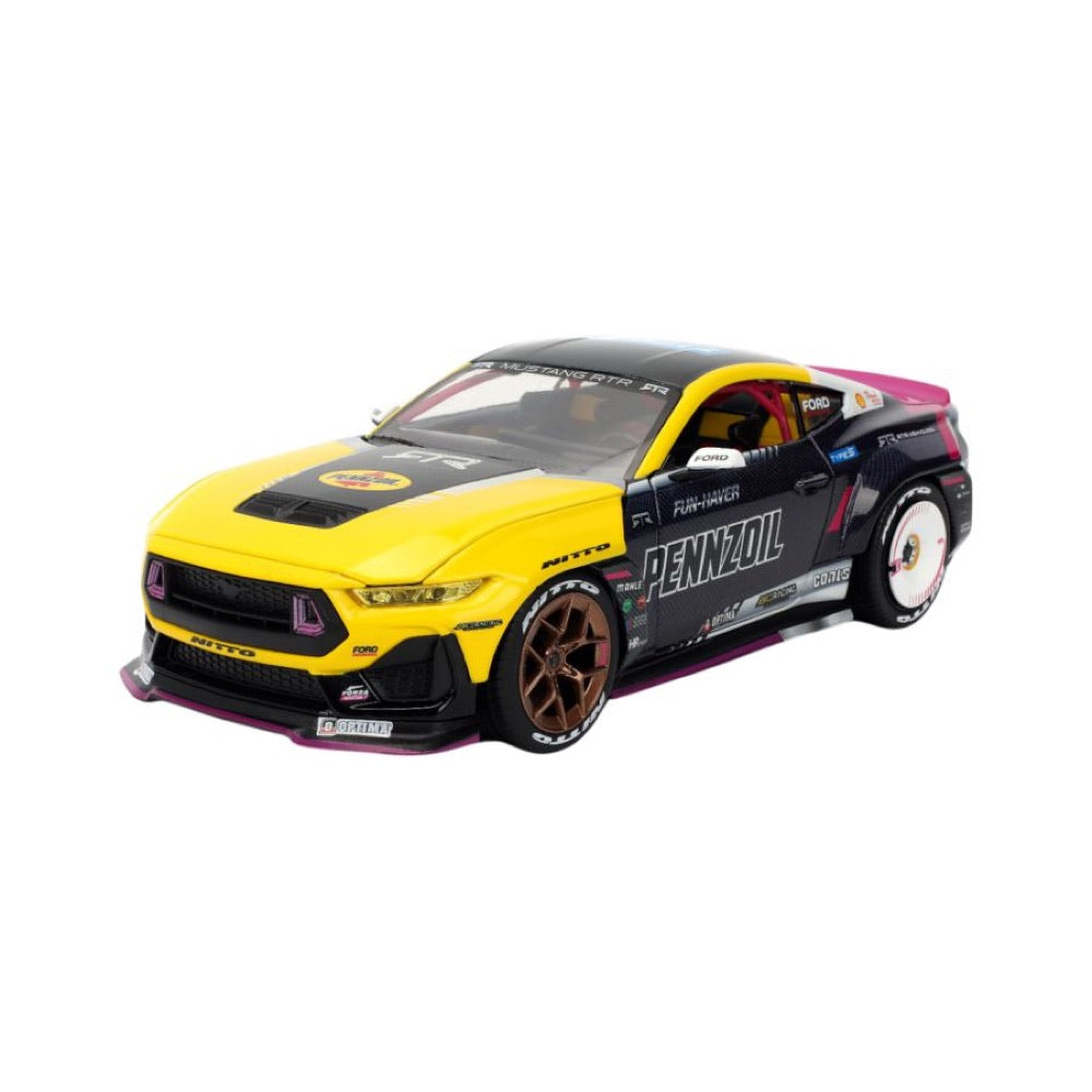 Big Time Muscle – Ben Hobson 2024 Ford Mustang RTR Racing 1:24 Scale Diecast Vehicle
