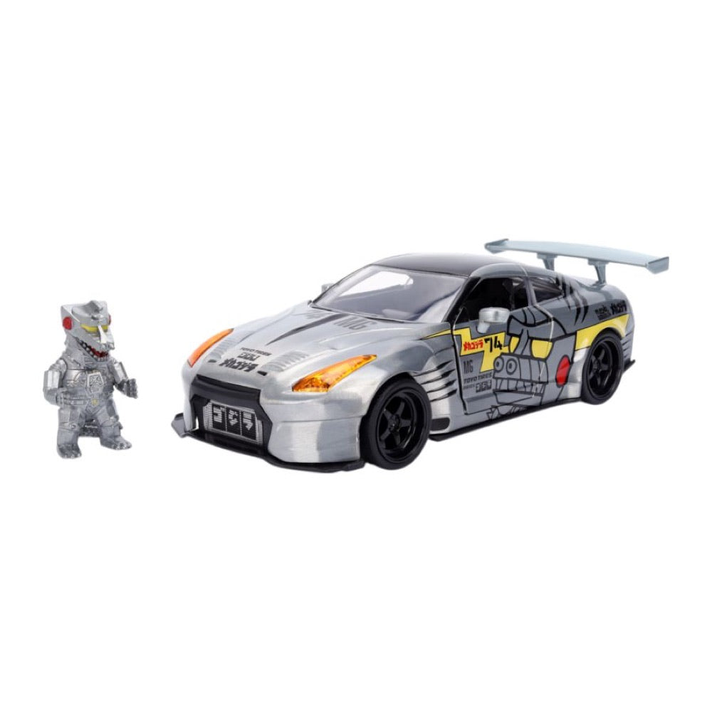 Godzilla – 2009 Nissan GT-R R35 Ben Sopra 1:24 Scale Diecast Vehicle (with Figure)