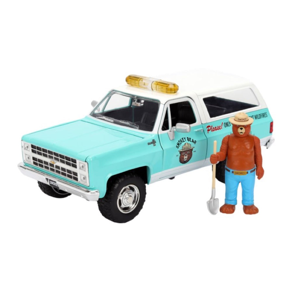 Smokey Bear – 1980 Chevrolet Blazer 1:24 Scale Diecast Vehicle (with Figure)