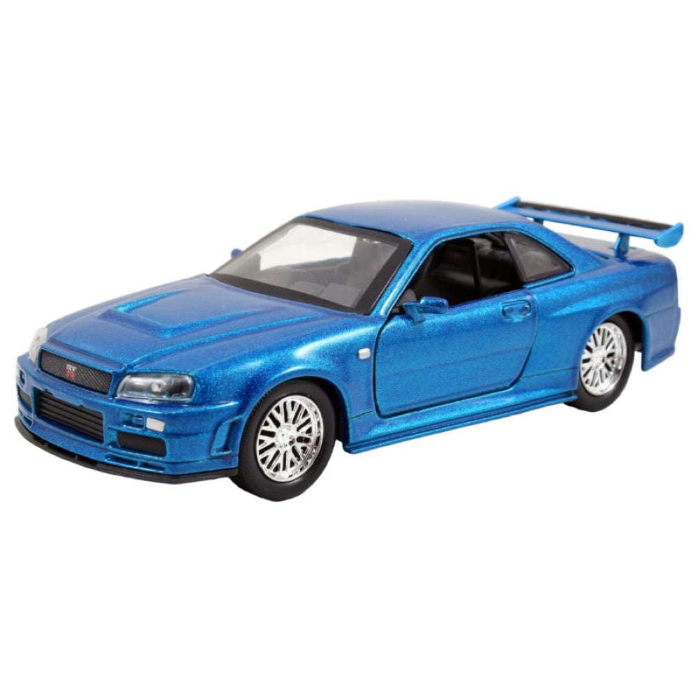 Fast & Furious – 2002 Nissan Skyline GTR R34 Blue 1:32 Scale Hollywood Ride