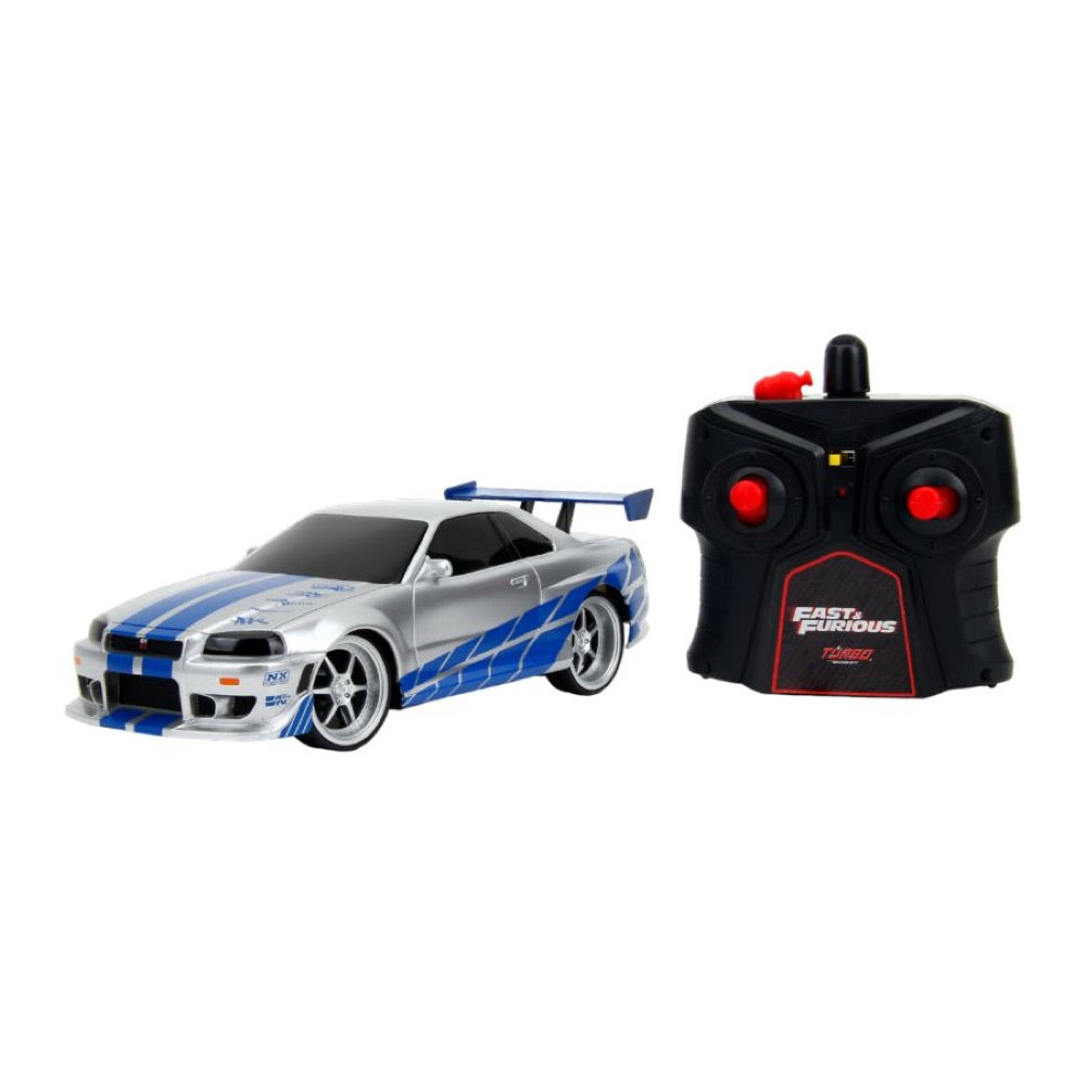 Fast & Furious – 2002 Nissan Skyline GT-R (BNR34) 1:24 Scale Remote Control Car