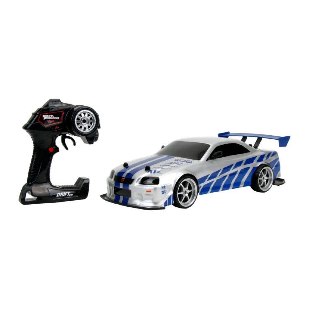 Fast & Furious – 2002 Nissan Skyline GT-R (BNR34) 1:10 Scale Remote Control Drift Car
