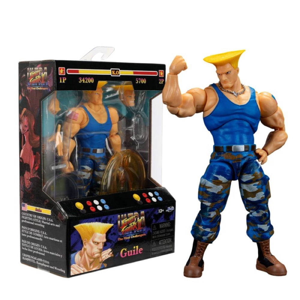 Street Fighter II – Guile (Player 2) 6″ Figure