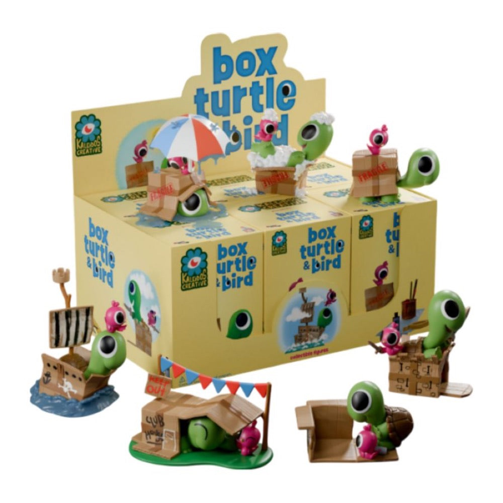 Kaleidos Creative – Box Turtle & Bird Blind Box (Display of 6)