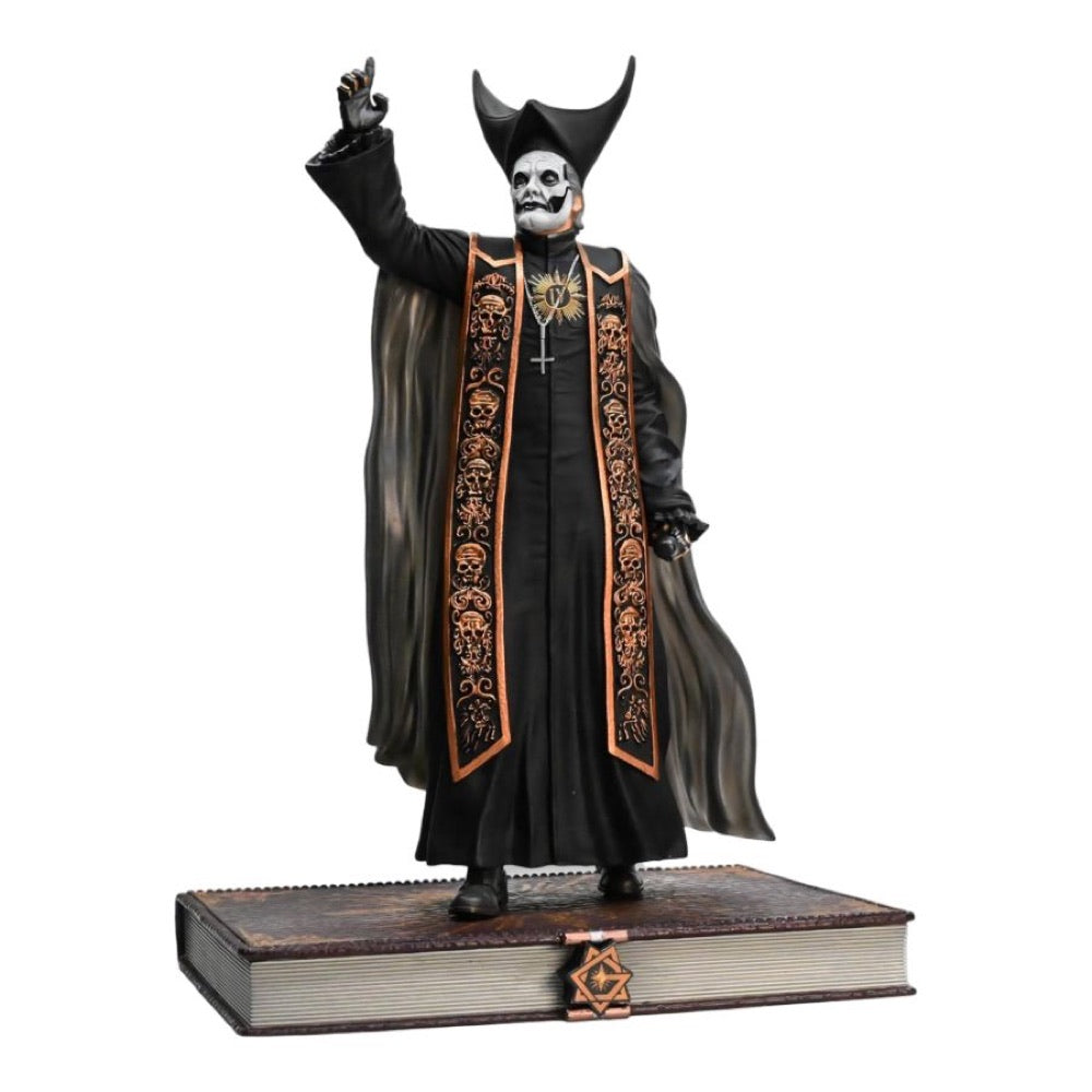 Ghost – Papa Emeritus in Black Robes Rock Iconz Statue
