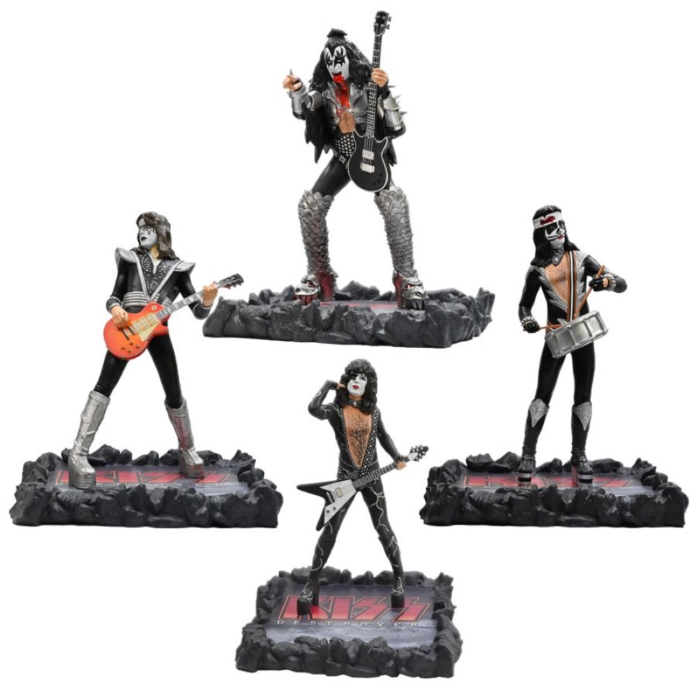 Kiss – Destroyer Rock Iconz Statues [Set of 4]