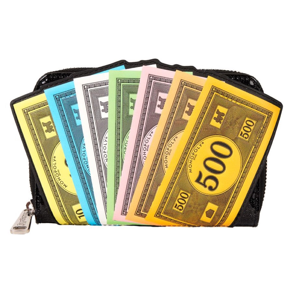 Monopoly 90th – Money Glitter Zip Around Wallet