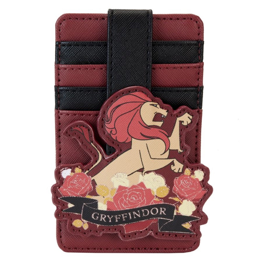 Harry Potter – Gryffindor House Floral Tattoo Cardholder