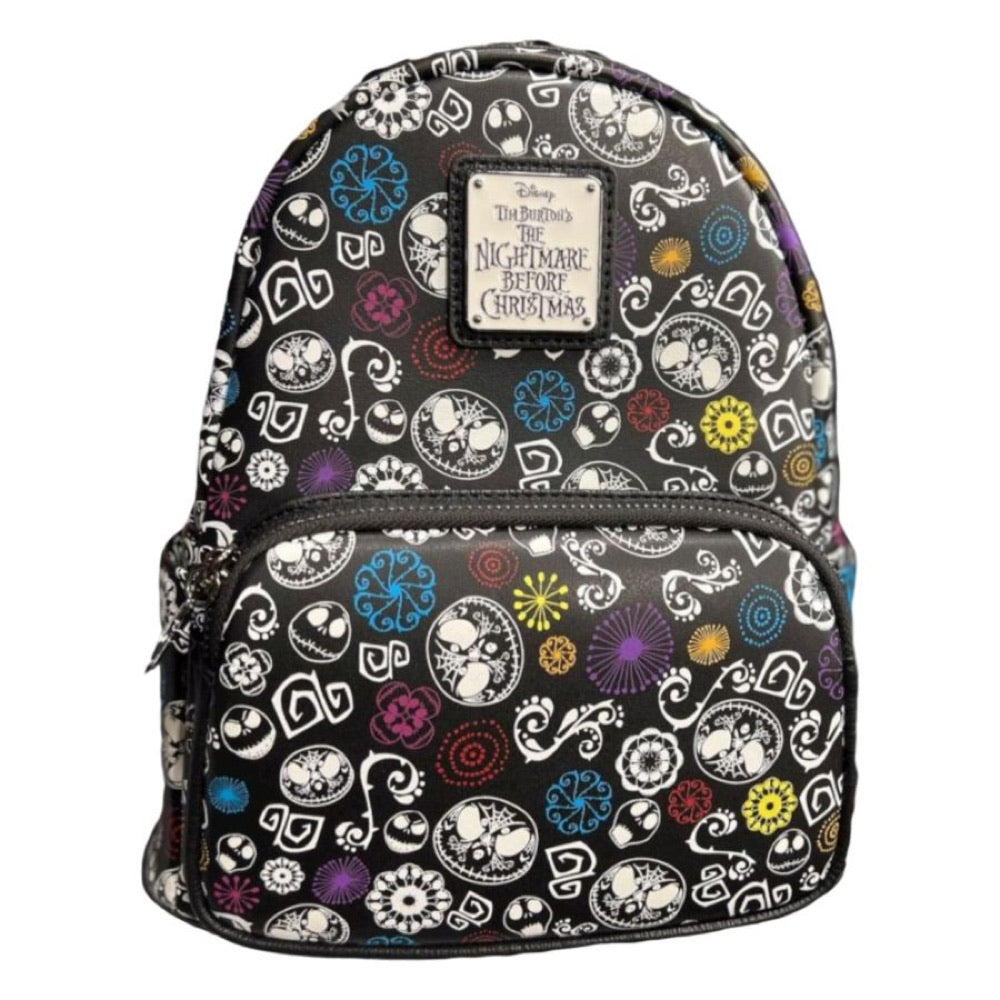 The Nightmare Before Christmas – Sugar Skull Art Print Glow US Exclusive Mini Backpack [RS]