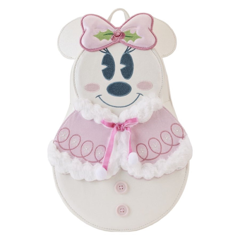 Disney – Minnie Mouse Pastel Snowman Mini Backpack