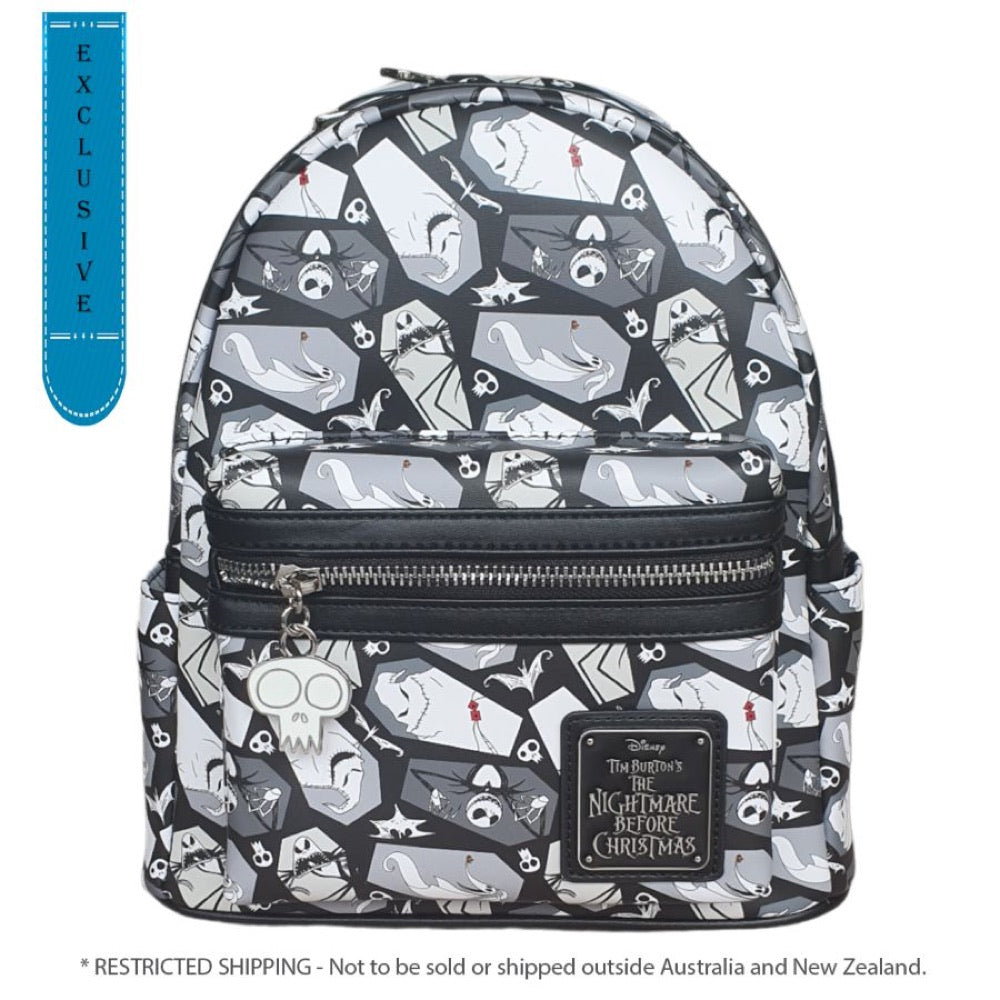 The Nightmare Before Christmas – Christmas Coffin US Exclusive Mini Backpack [RS]