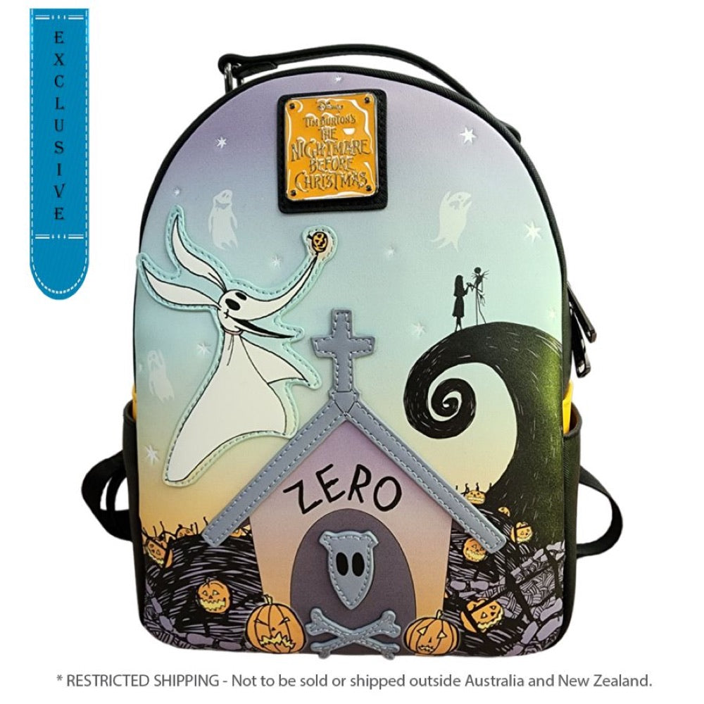 The Nightmare Before Christmas – Zero Graveyard US Exclusive Mini Backpack [RS]