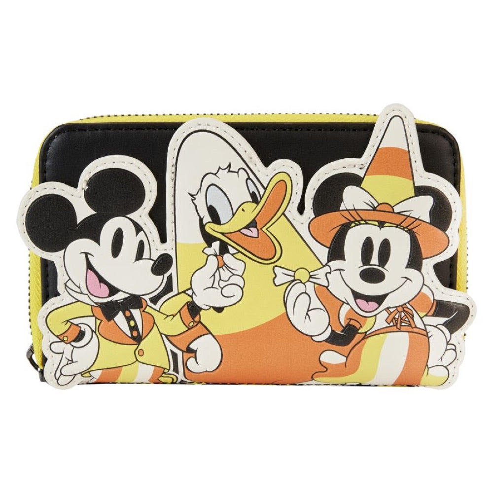 Disney – Mickey & Friends Candy Corn Zip Around Wallet