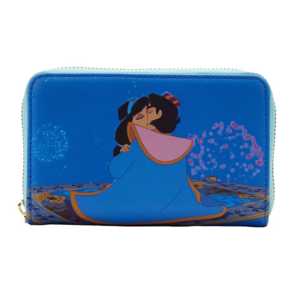 Aladdin (1992) – Jasmine Princess Scenes Zip Around Purse
