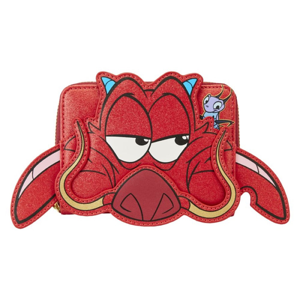 Mulan – 25th Anniversary Mushu Glitter Cosplay Cosplay Zip Wallet