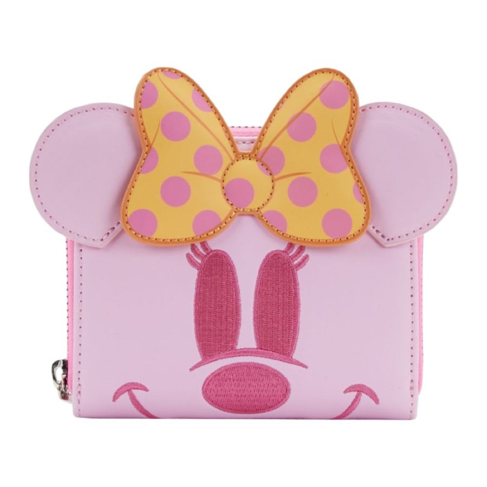 Disney – Minnie Pastel Ghost Glow Mini Zip Purse