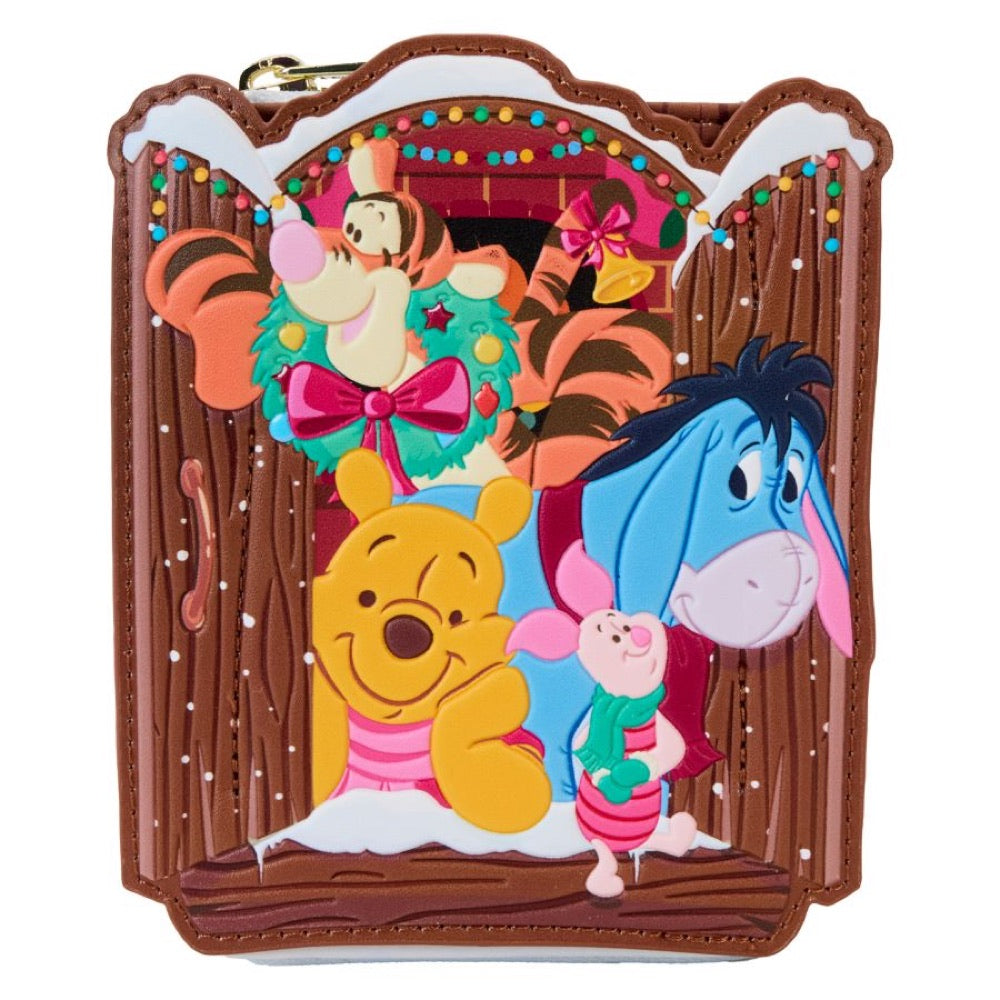 Winnie the Pooh – Pooh & Friends Holiday Scene Zip Wallet