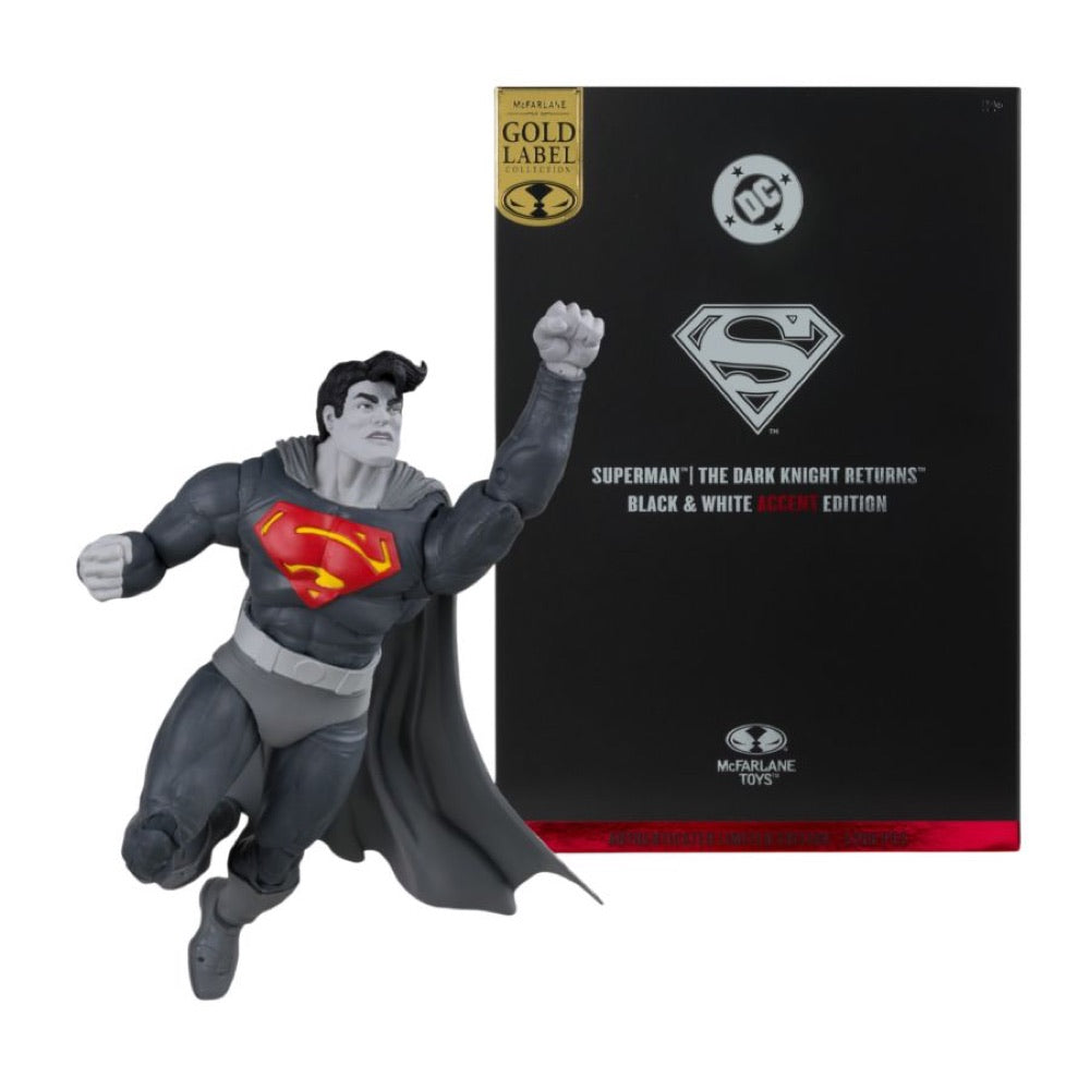 Batman: Dark Knight Returns – Superman Black & White 7″ Action Figure [Gold Label]