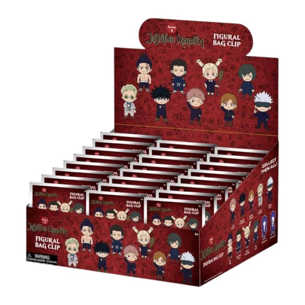 Jujutsu Kaisen – 3D PVC Bag Clips Blind Bag 24ct CDU (Series 4)