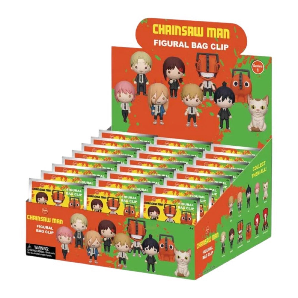 Chainsaw Man – 3D PVC Bag Clips Blind Bag 24ct CDU (Series 1)