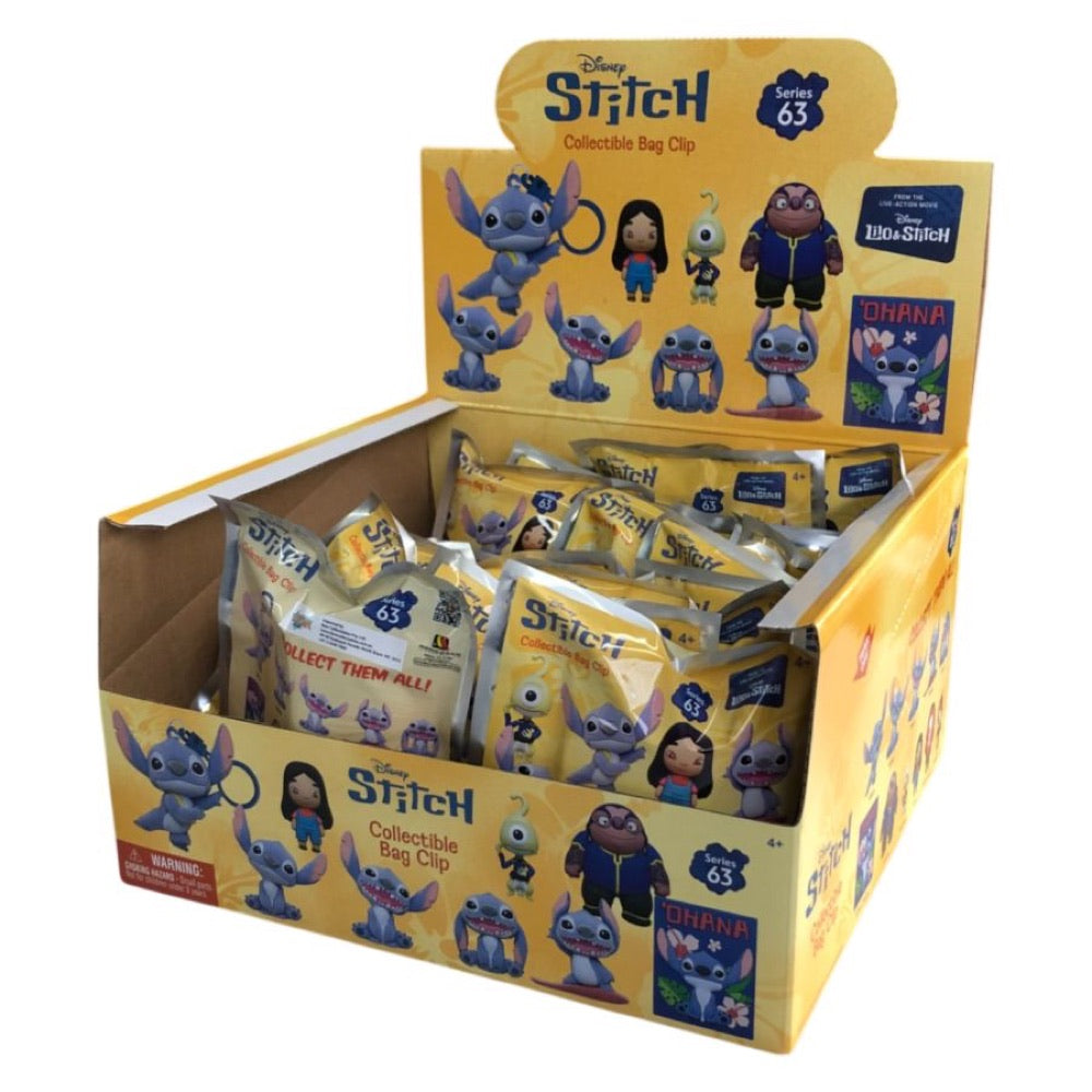 Lilo & Stitch (2025) – 3D PVC Bag Clips Blind Bag (Display of 24)