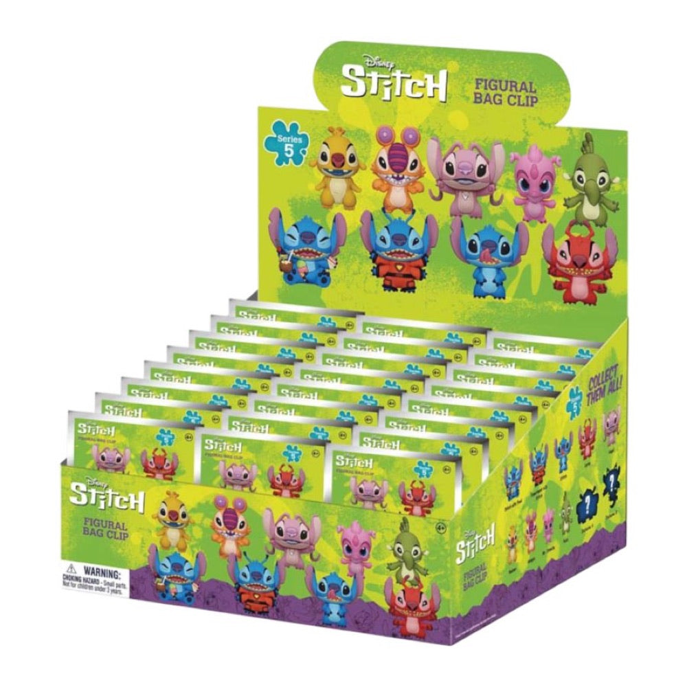 Lilo & Stitch – 3D PVC Bag Clips Blind Bag (Display of 24)