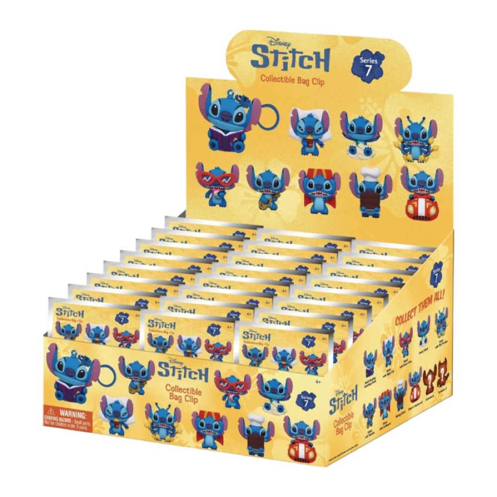 Lilo & Stitch – 3D PVC Bag Clips S7 Blind Bag 24ct CDU