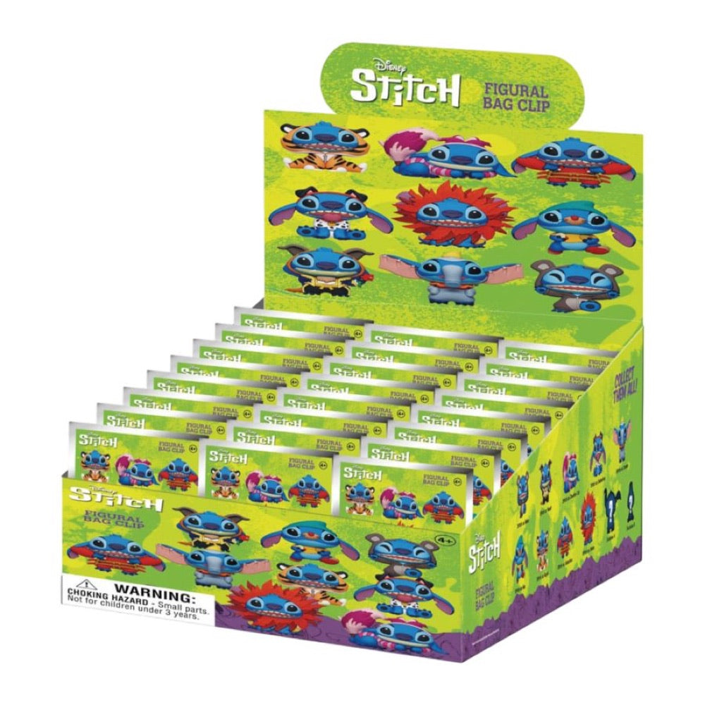 Lilo & Stitch – Stitch in Costume PVC Bag Clips S01 Blind Bag (Display of 24)