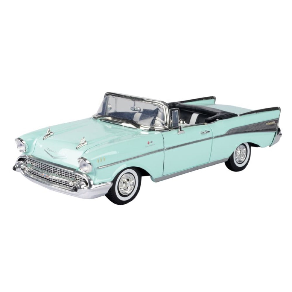 Timeless Legends – 1957 Chevy Bel Air (Convertible) [Light Green] 1:18 Scale Diecast Vehicle