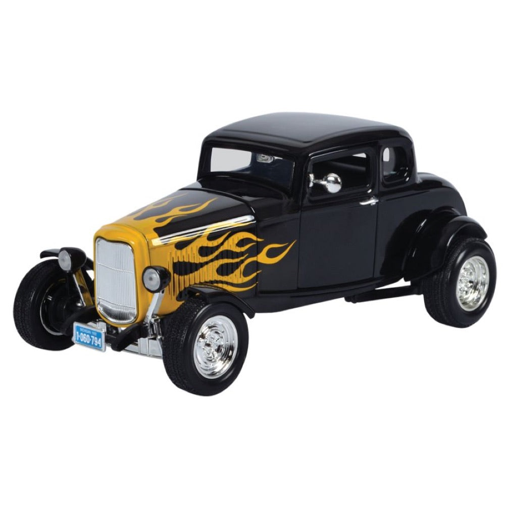 Timeless Legends – 1932 Ford Five-Window Coupe [Black] 1:18 Scale Diecast Vehicle