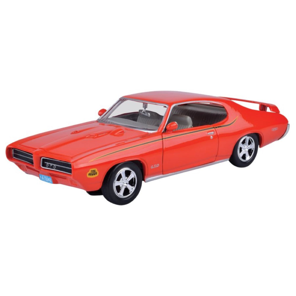 Timeless Legends – 1969 Pontiac GTo Judge [Orange] 1:24 Scale Diecast Vehicle