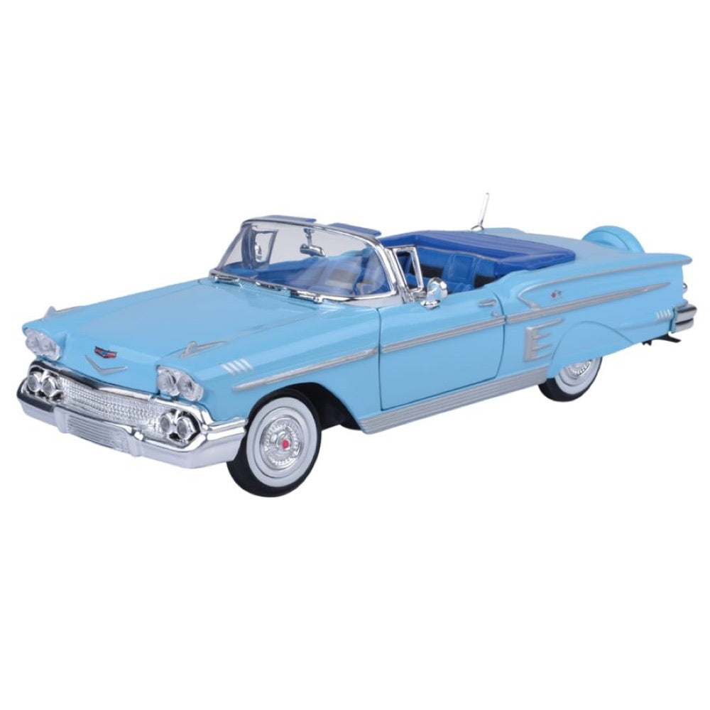 Timeless Legends – 1958 Chevy Impala [Blue] 1:24 Scale Diecast Vehicle