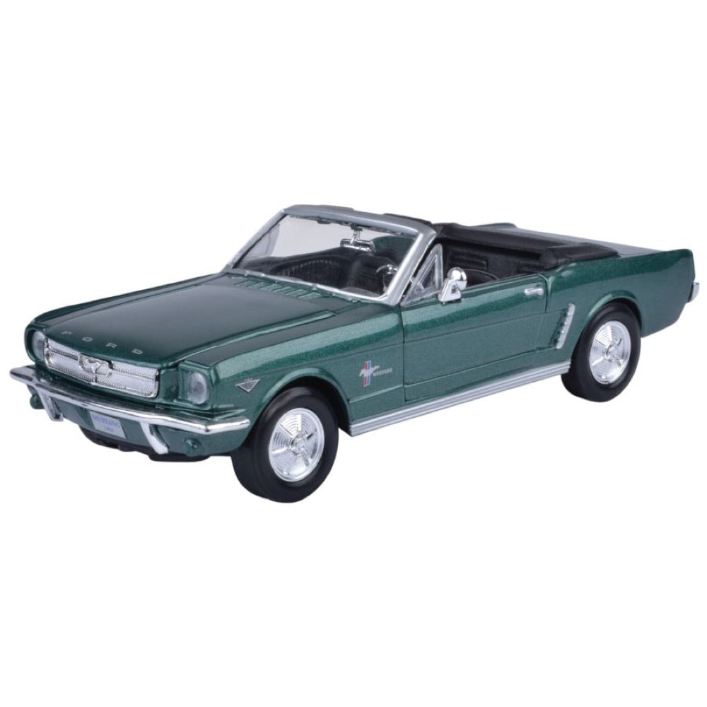 Timeless Legends – 1964 1/2 Ford Mustang (Convertible) [Green] 1:24 Scale Diecast Vehicle