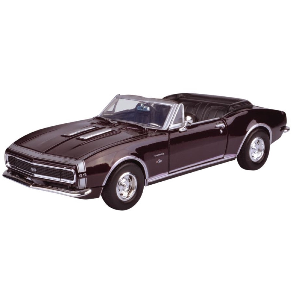 Timeless Legends – 1967 Chevy Camaro SS (Convertible) [Burgundy] 1:24 Scale Diecast Vehicle