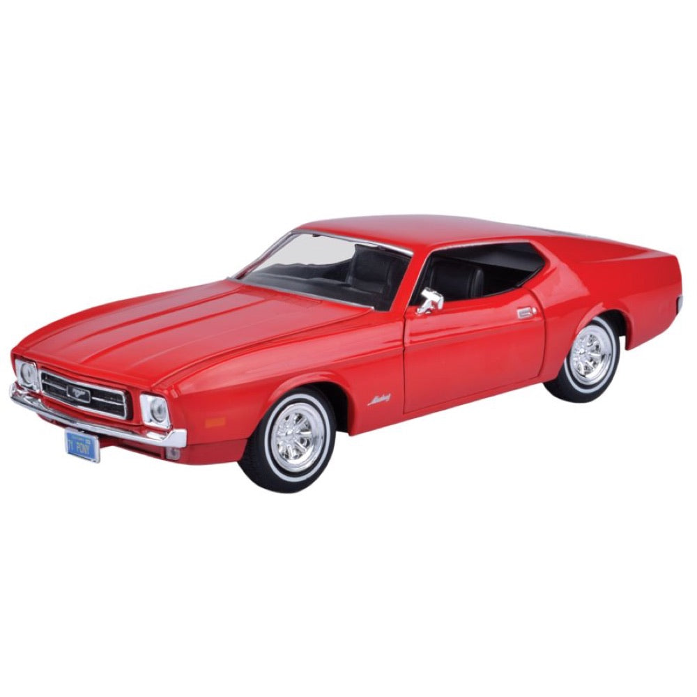 Timeless Legends – 1971 Ford Mustang Sportsroof [Red] 1:24 Scale Diecast Vehicle