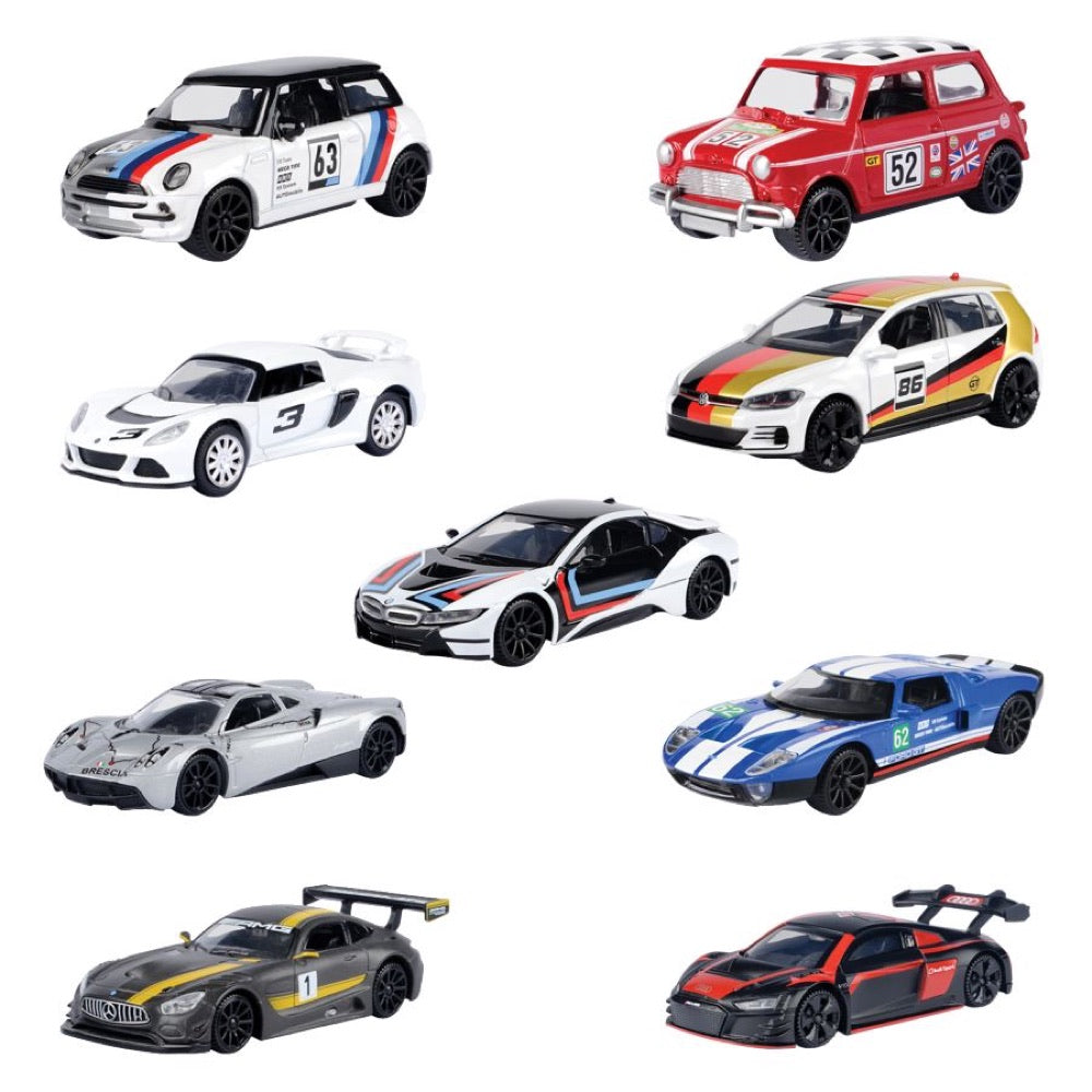 GT Racing – GT Racing 1:43 Scale Diecast Assortment (Display of 24)