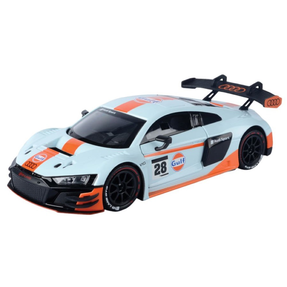 Gulf Collection – Audi R8 Lms GT3 With Gulf Livery 1:24 Scale Diecast Vehicle