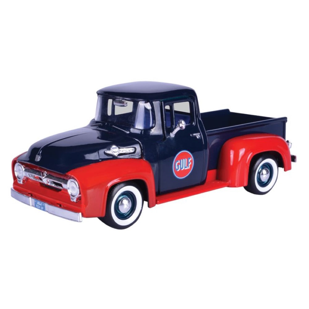 Gulf Collection – 1956 Ford F-100 Pickup With Gulf Livery 1:24 Scale Diecast Vehicle