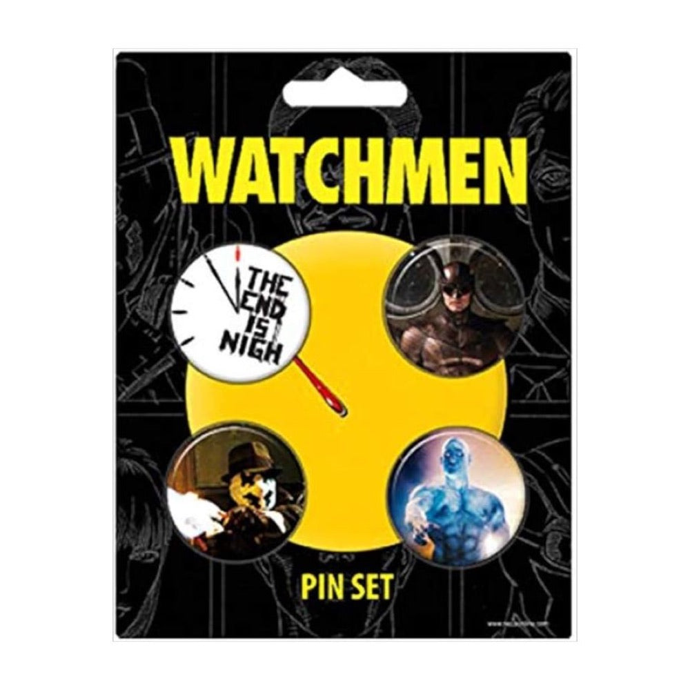 Watchmen – Pin Set Of 4 End Is Nigh