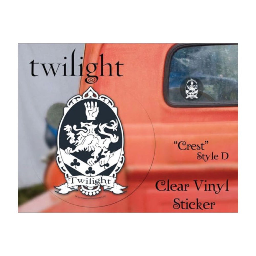 Twilight – Sticker Clear Vinyl Style D Crest