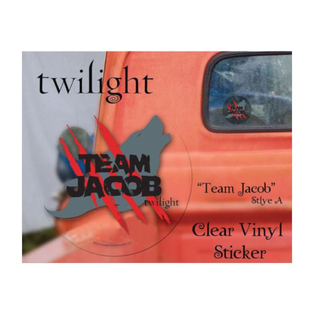 Twilight – Sticker Clear Vinyl Team Jacob
