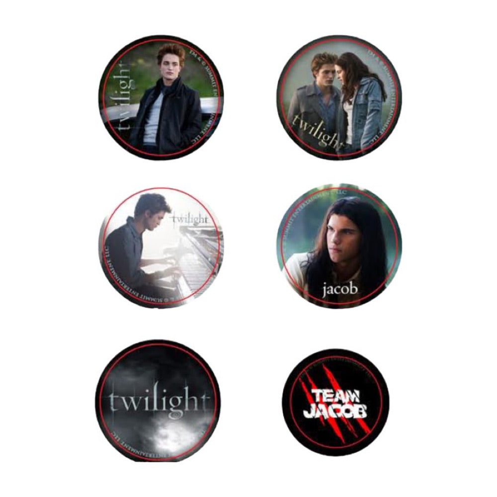 Twilight – Pin Set of 6 Style A Team Jacob