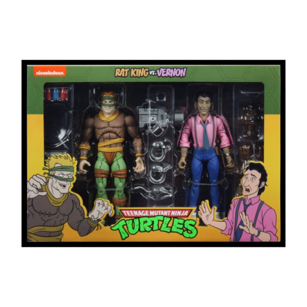 Teenage Mutant Ninja Turtles (TV 1987) – Rat King & Vernon 7″ Action Figure 2-pack