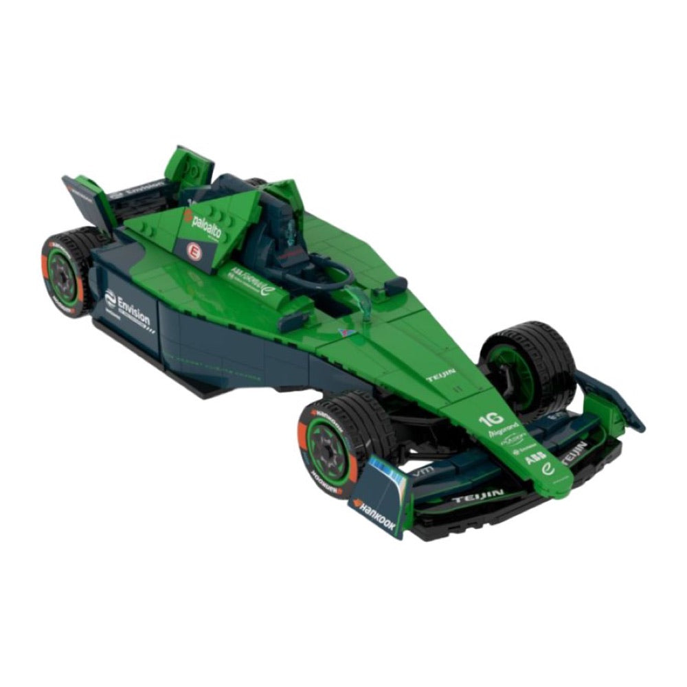 Envision Racing – Formula E Team Racing Car Construction Set (805 Piece Kit)