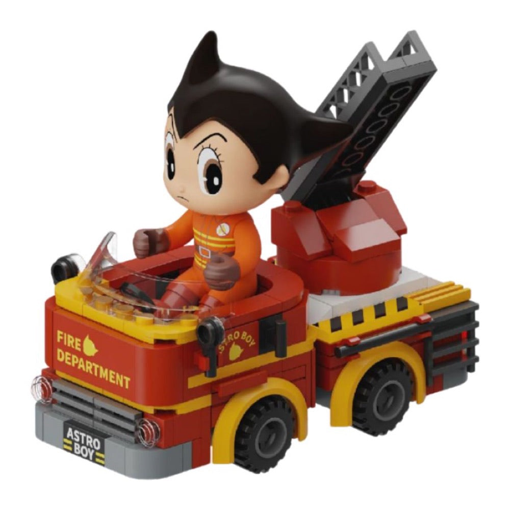 Astro Boy – Astro Boy in Fire Engine Construction Set (184 Piece Kit)